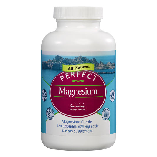 Perfect Supplements Magnesium Citrate - 180 Vegetable Capsules