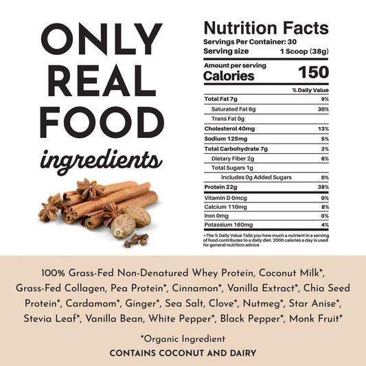 Just Ingredients Protein Powder (Chai)