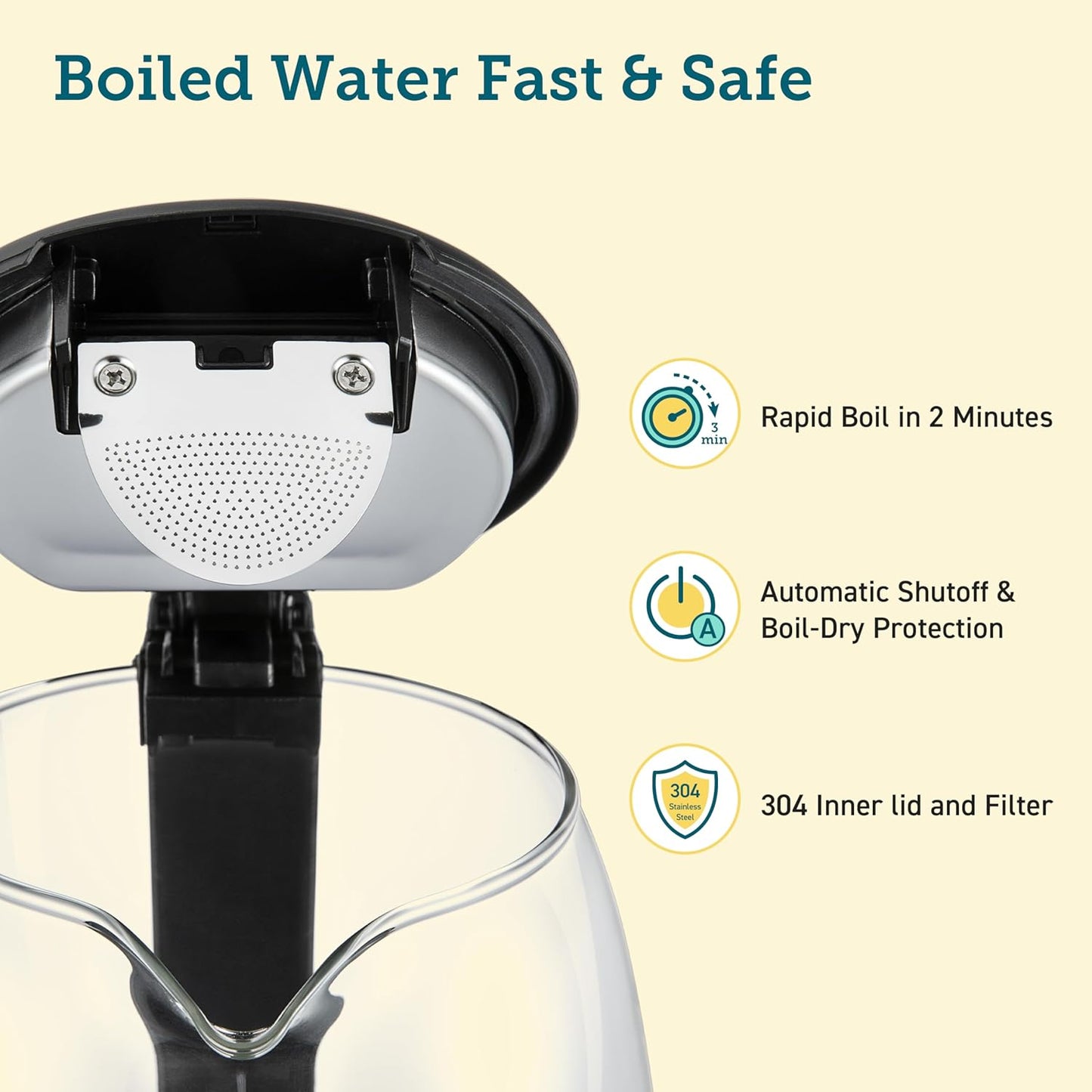 Cosori Glass Electric Kettle