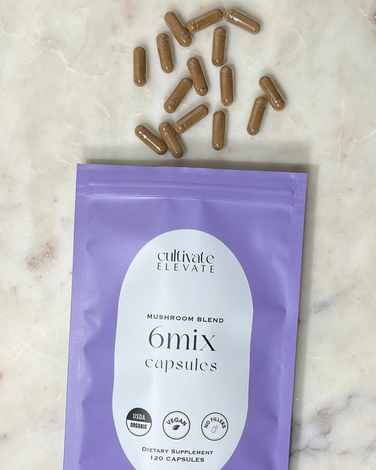 Cultivate Elevate 6mix Mushroom Capsules