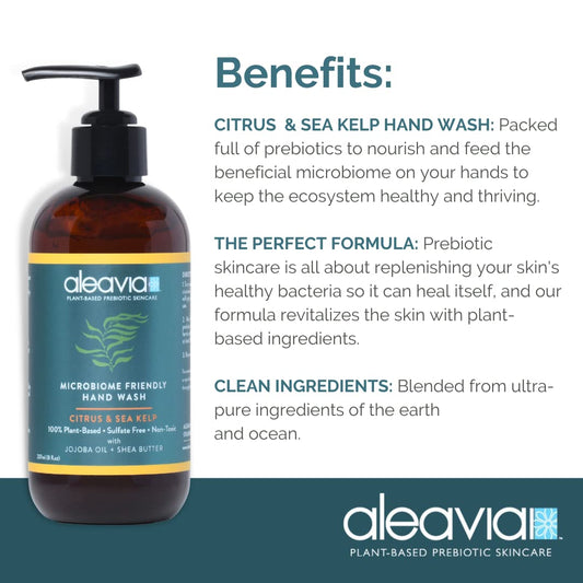 Aleavia Citrus & Sea Kelp Microbiome Friendly Hand Wash