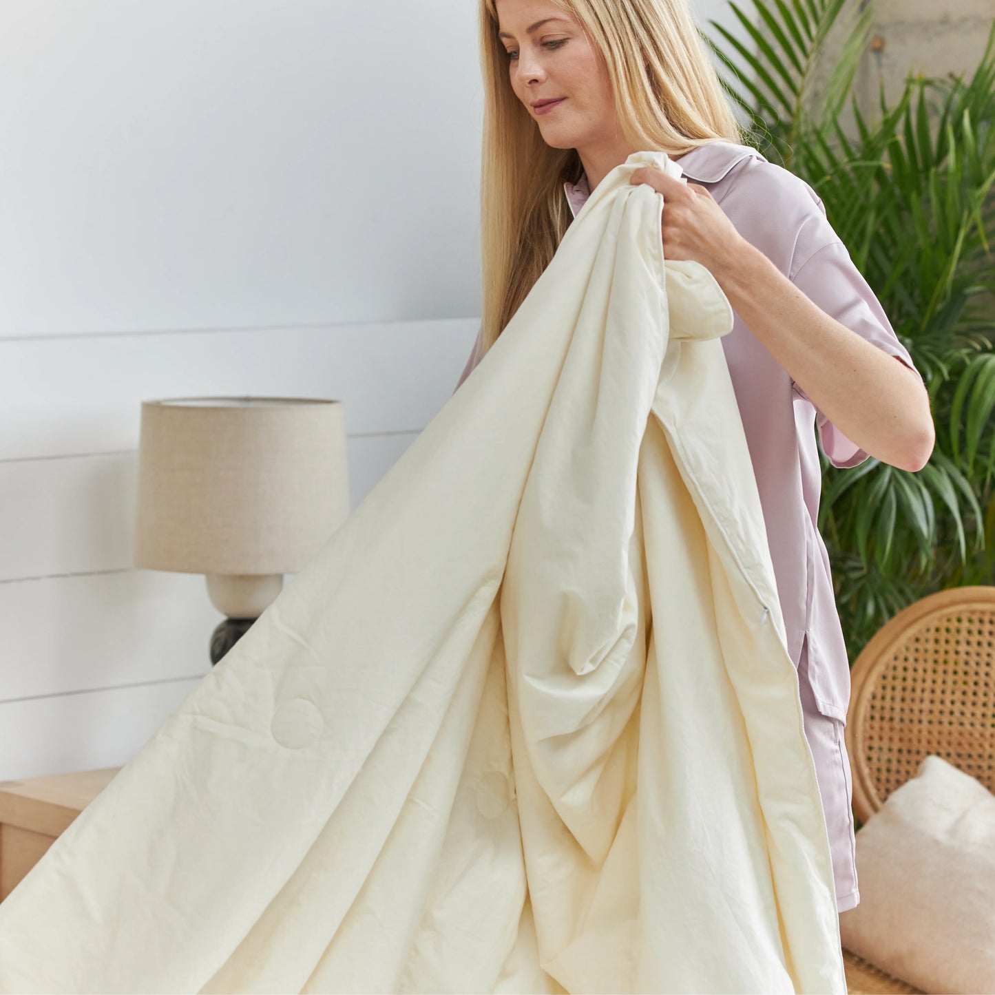 Avocado Silk Duvet Insert