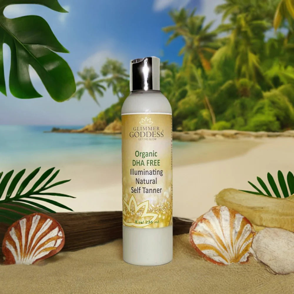 Glimmer Goddess Organic Sunless Tanning Lotion (DHA Free)
