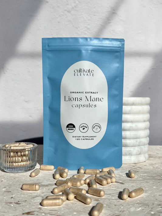 Cultivate Elevate Lions Mane Capsules