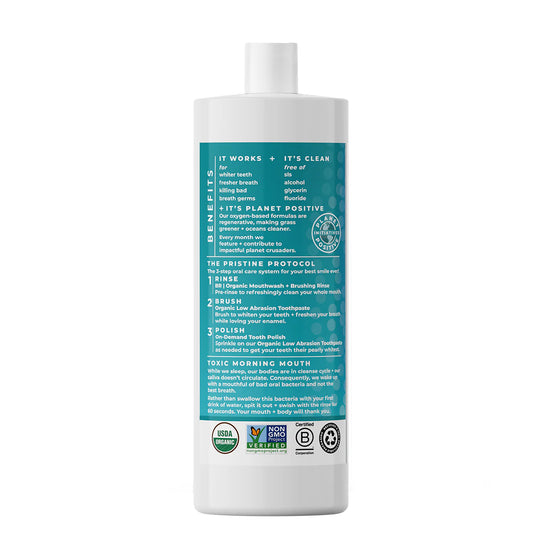 Essential Oxygen Organic Mouthwash + Brushing Rinse