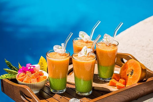 Hummingbird (Bent) Glass Straws