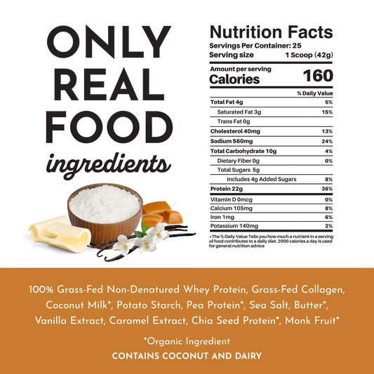 Just Ingredients Protein Powder (Salted Caramel)