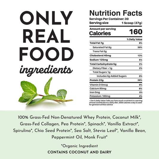 Just Ingredients Protein Powder (Lucky Mint)