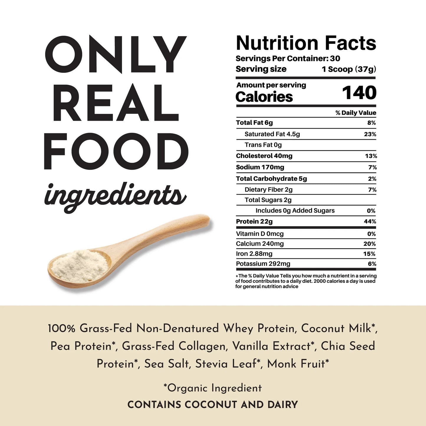 Just Ingredients Protein Powder (Just Plain)