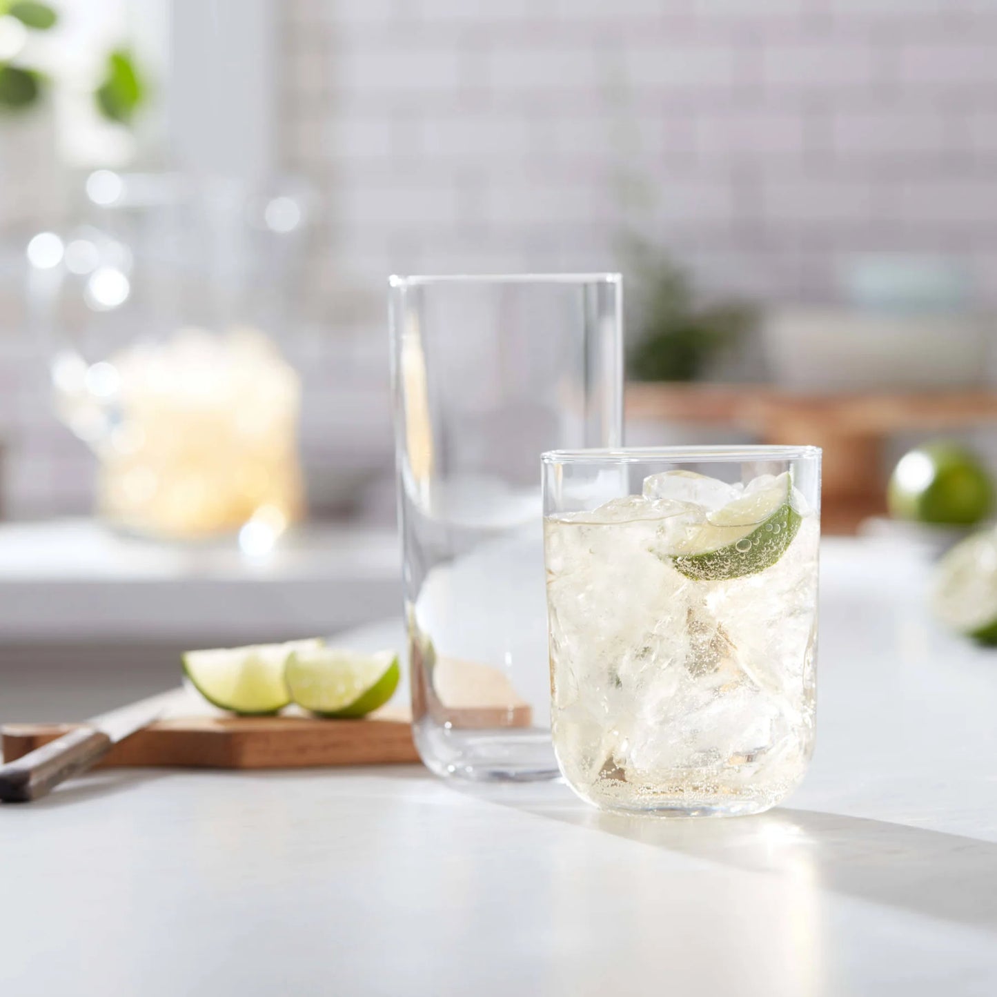 Libbey Polaris Tumbler and Rocks Glass Set (Axis, 16-Piece)