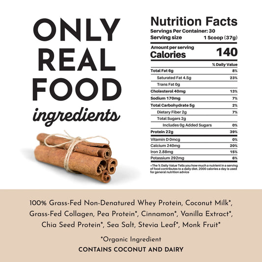 Just Ingredients Protein Powder (Snickerdoodle)