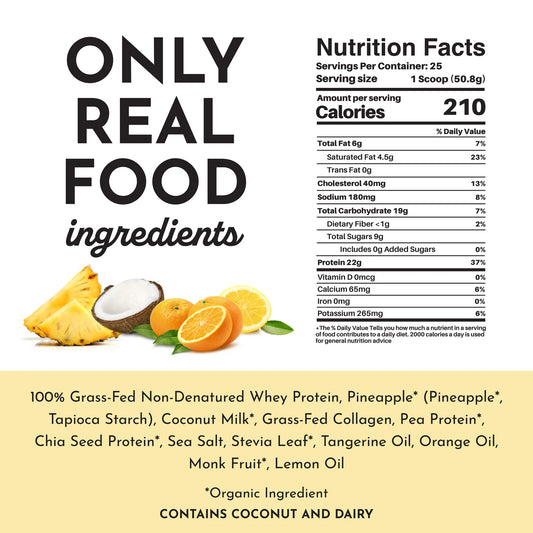 Just Ingredients Protein Powder (Tropical Paradise)