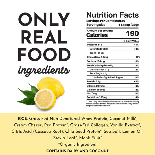 Just Ingredients Protein Powder (Lemon Swish)