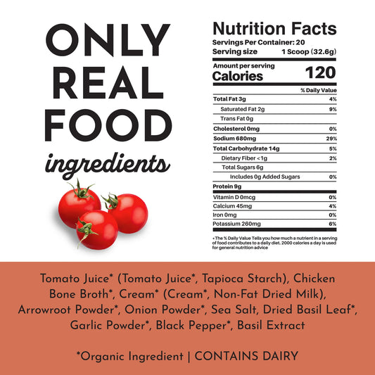 Just Ingredients Creamy Tomato Soup