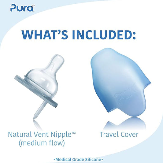 Pura Kiki™ 9oz Insulated Infant Bottle (3+ Months)