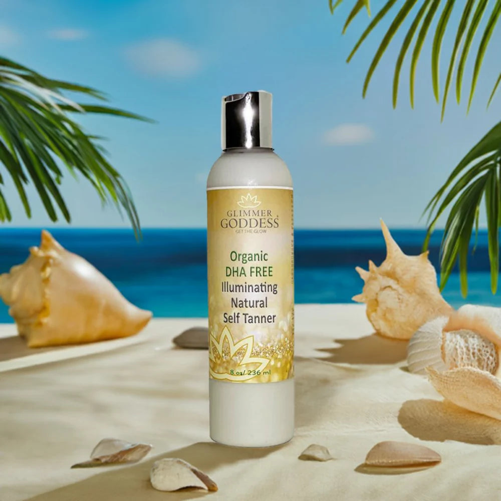 Glimmer Goddess Organic Sunless Tanning Lotion (DHA Free)