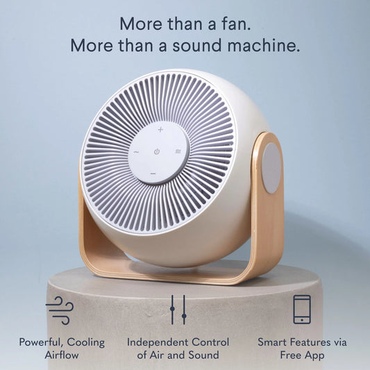 SNOOZ Breez Smart Bedroom Fan & White Noise Machine