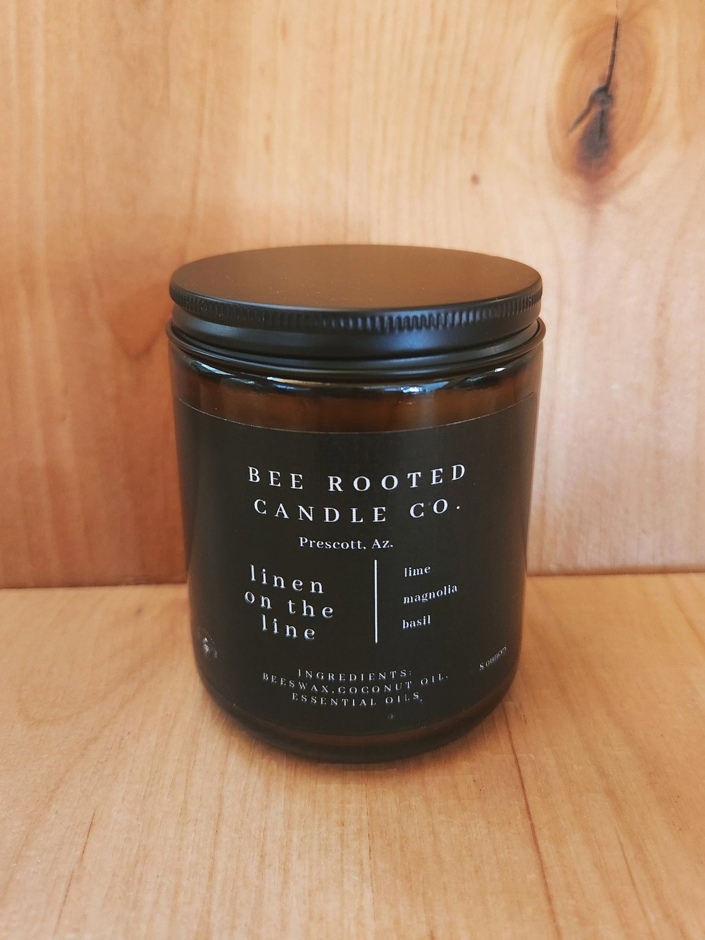 Bee Rooted Candle Company Glass Jar Candles