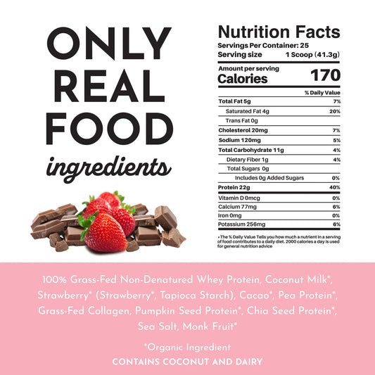 Just Ingredients Protein Powder (Neopolitan)