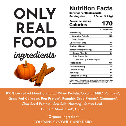 Just Ingredients Protein Powder (Pumpkin Spice)