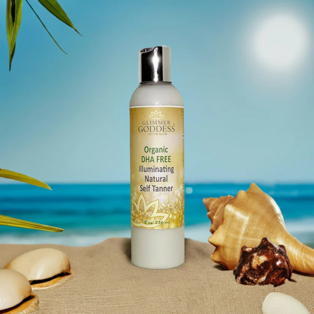 Glimmer Goddess Organic Sunless Tanning Lotion (DHA Free)