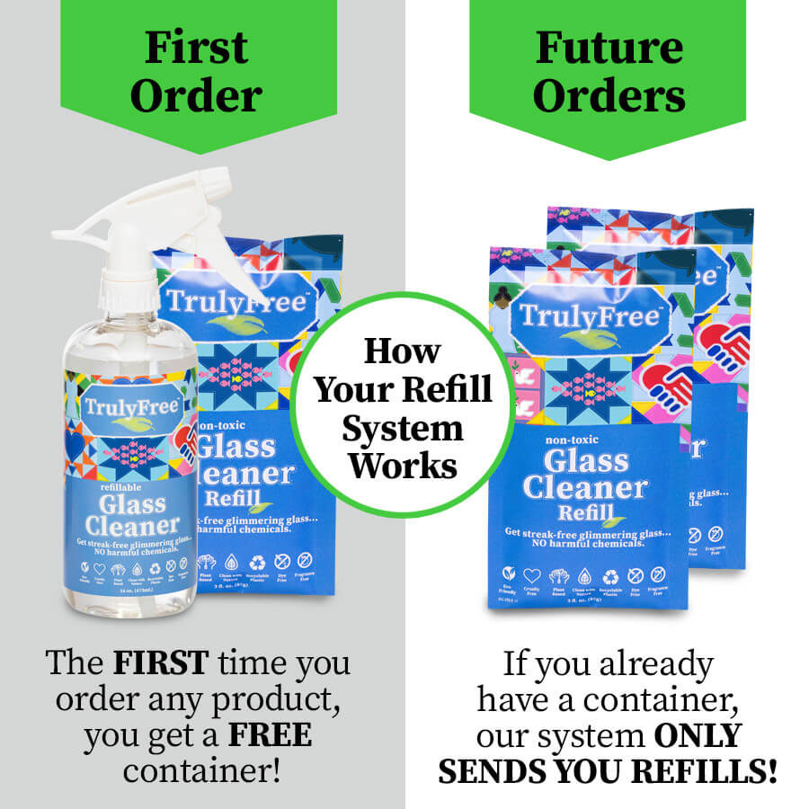 Truly Free Glass Cleaner
