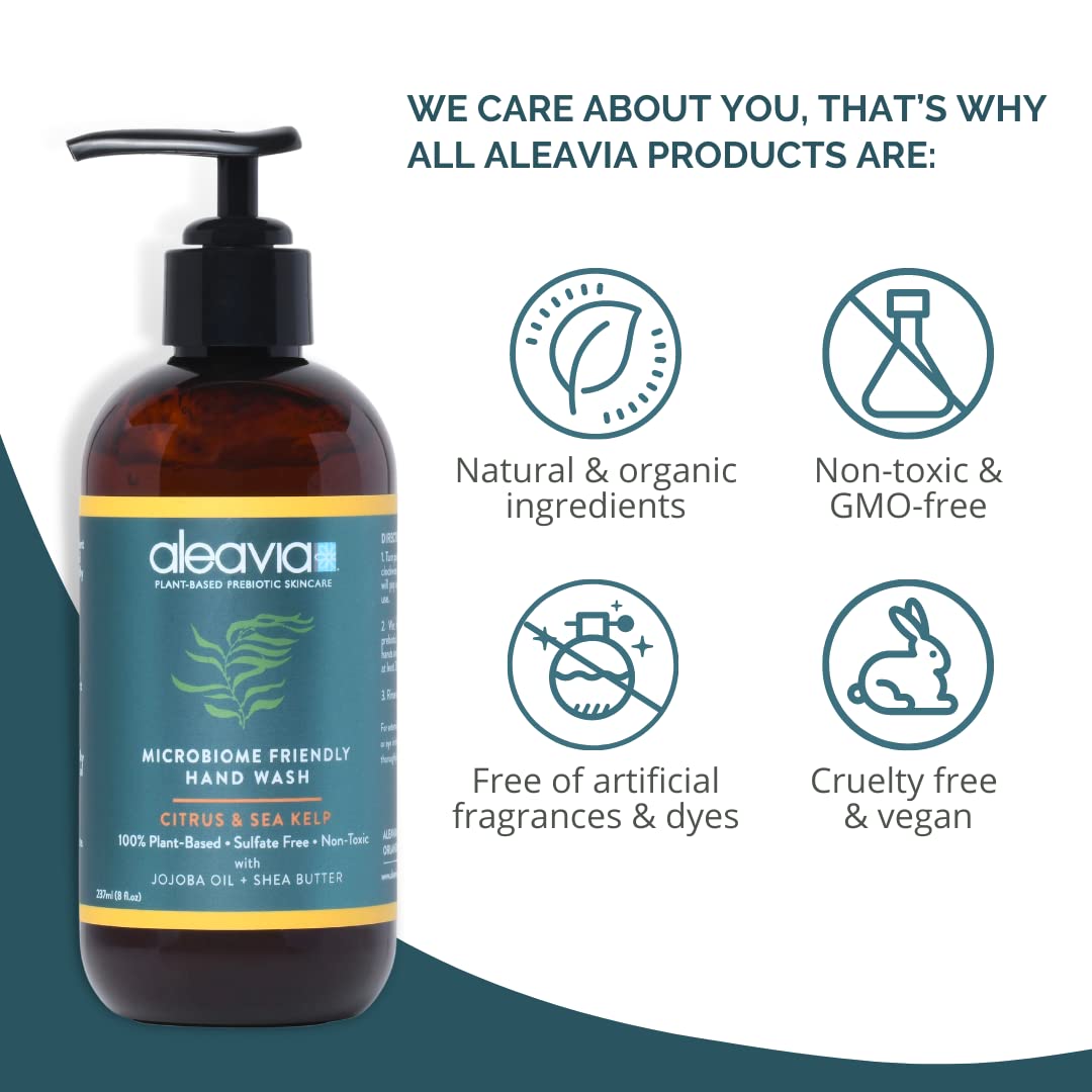 Aleavia Citrus & Sea Kelp Microbiome Friendly Hand Wash