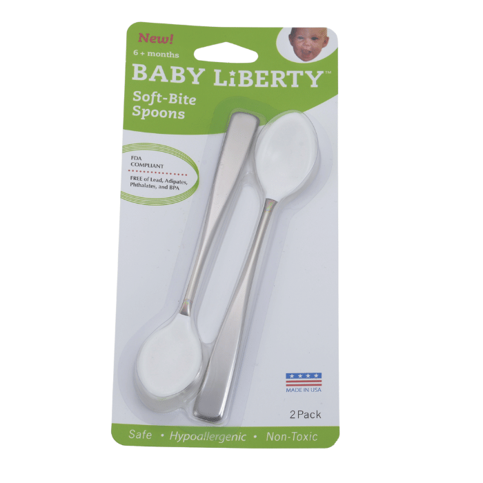Liberty Tabletop Baby Liberty Soft-Bite spoons (6+ Months) 2 pack