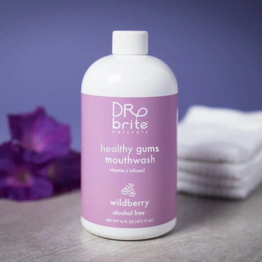 Dr Brite Healthy Gums Mouthwash - Wildberry (For Adults & Kids)