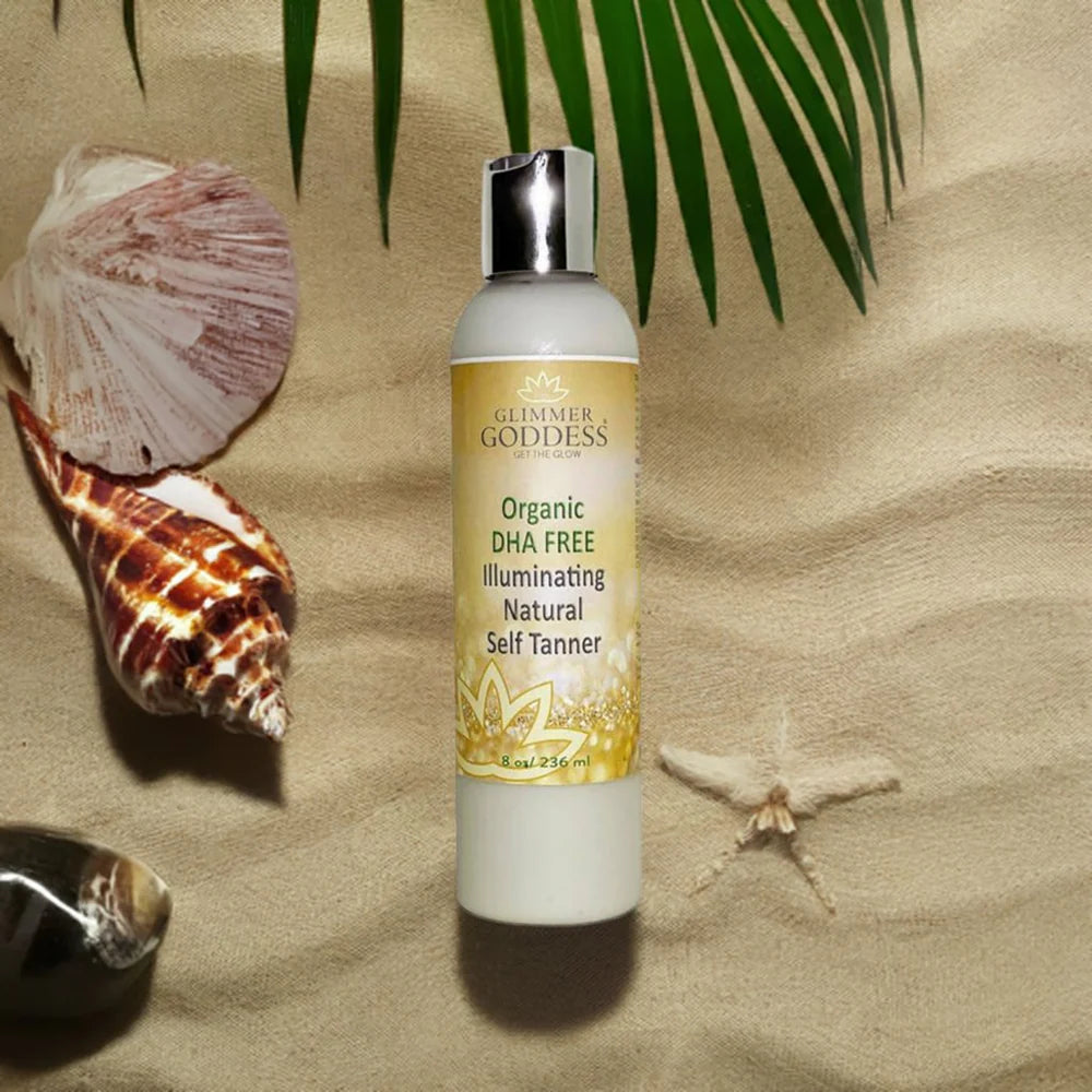Glimmer Goddess Organic Sunless Tanning Lotion (DHA Free)
