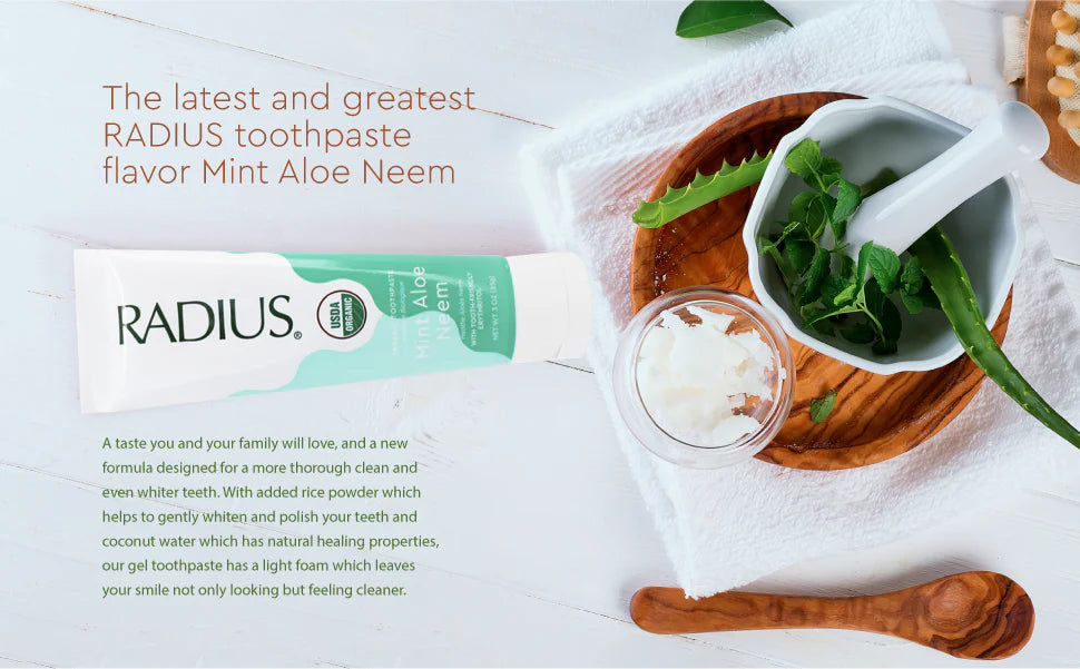 Radius Mint Aloe Neem Toothpaste