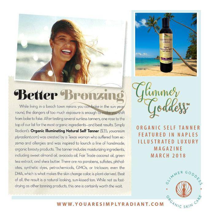 Glimmer Goddess Organic Self Tanner (with DHA)