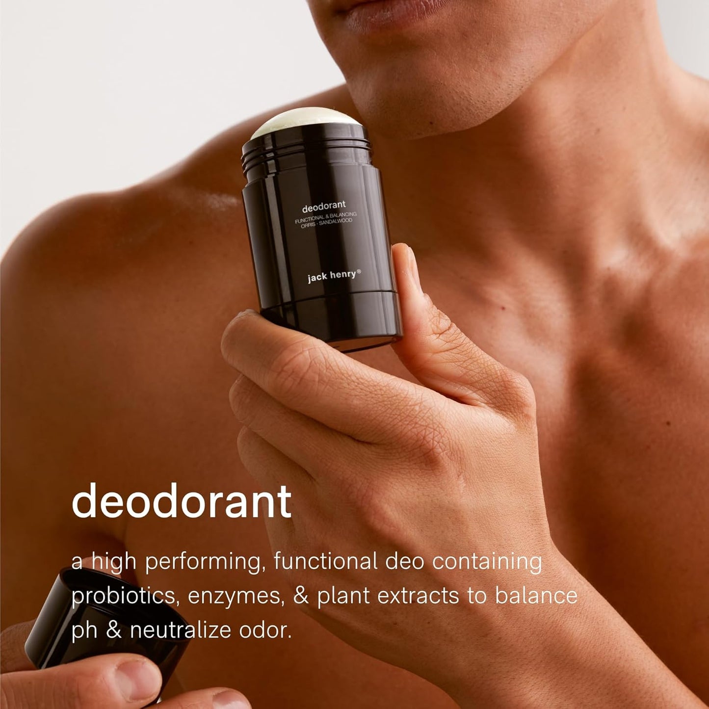 Jack Henry Natural Deodorant (Sandalwood & Pink Pepper)