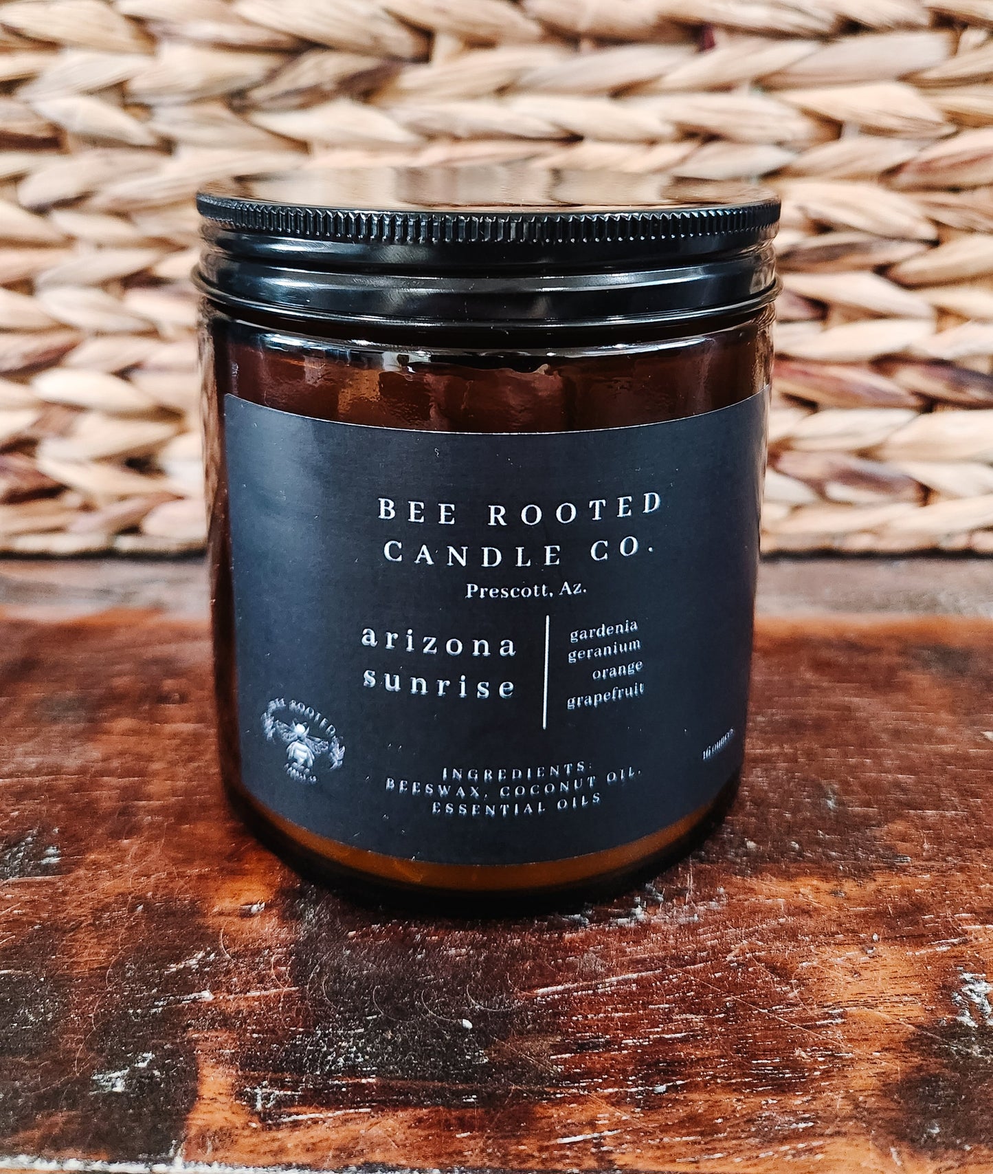 Bee Rooted Candle Company Glass Jar Candles