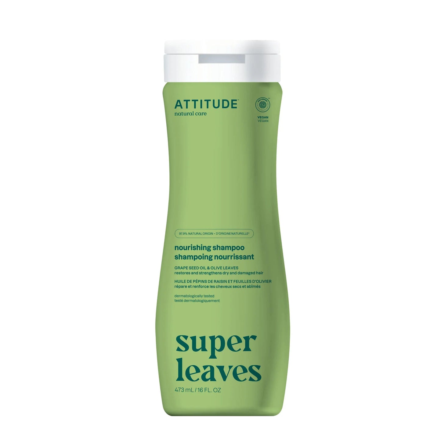 Attitude Living Nourishing Shampoo (Grape Seed Oil & Olive Leaves)