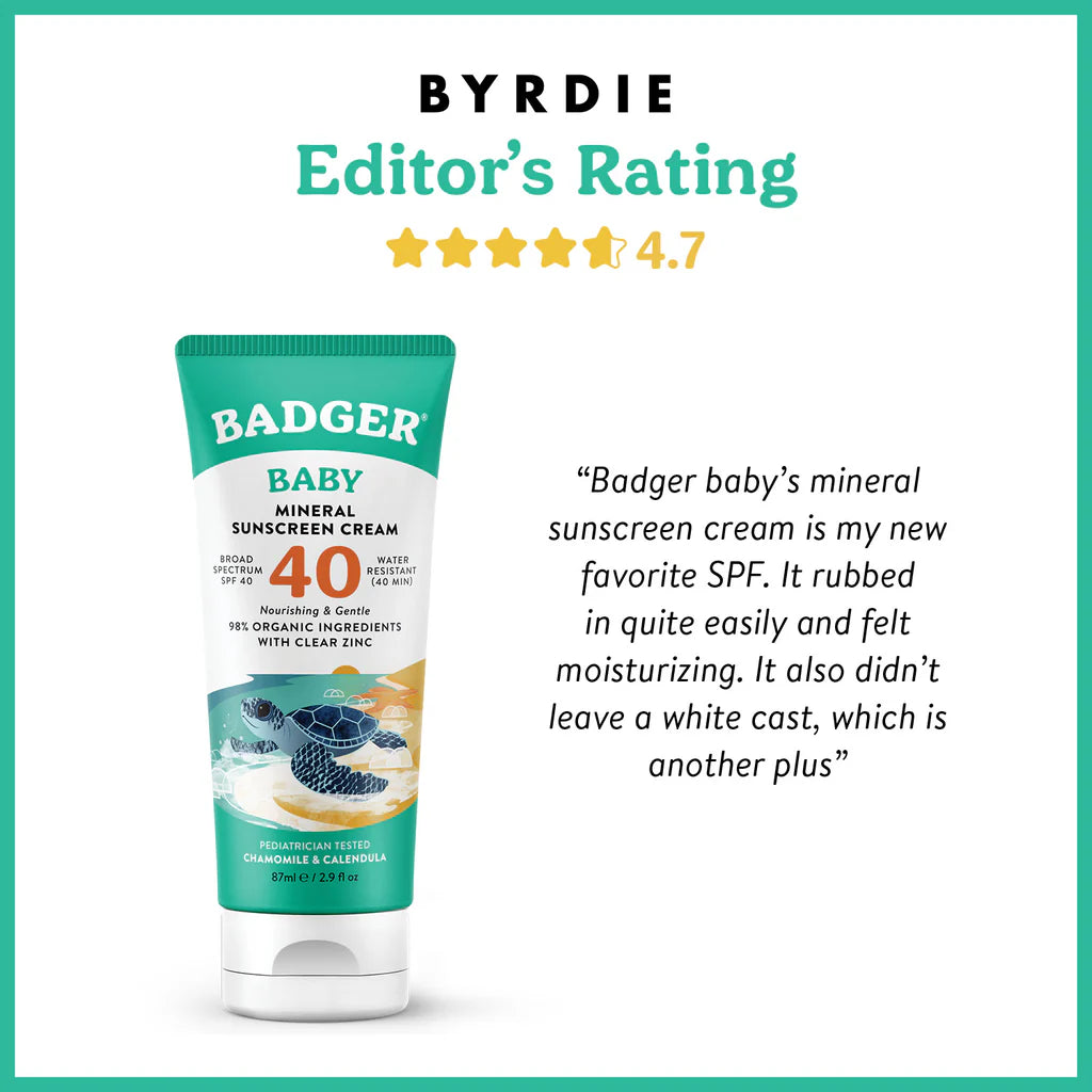 Badger Baby Sunscreen SPF 40