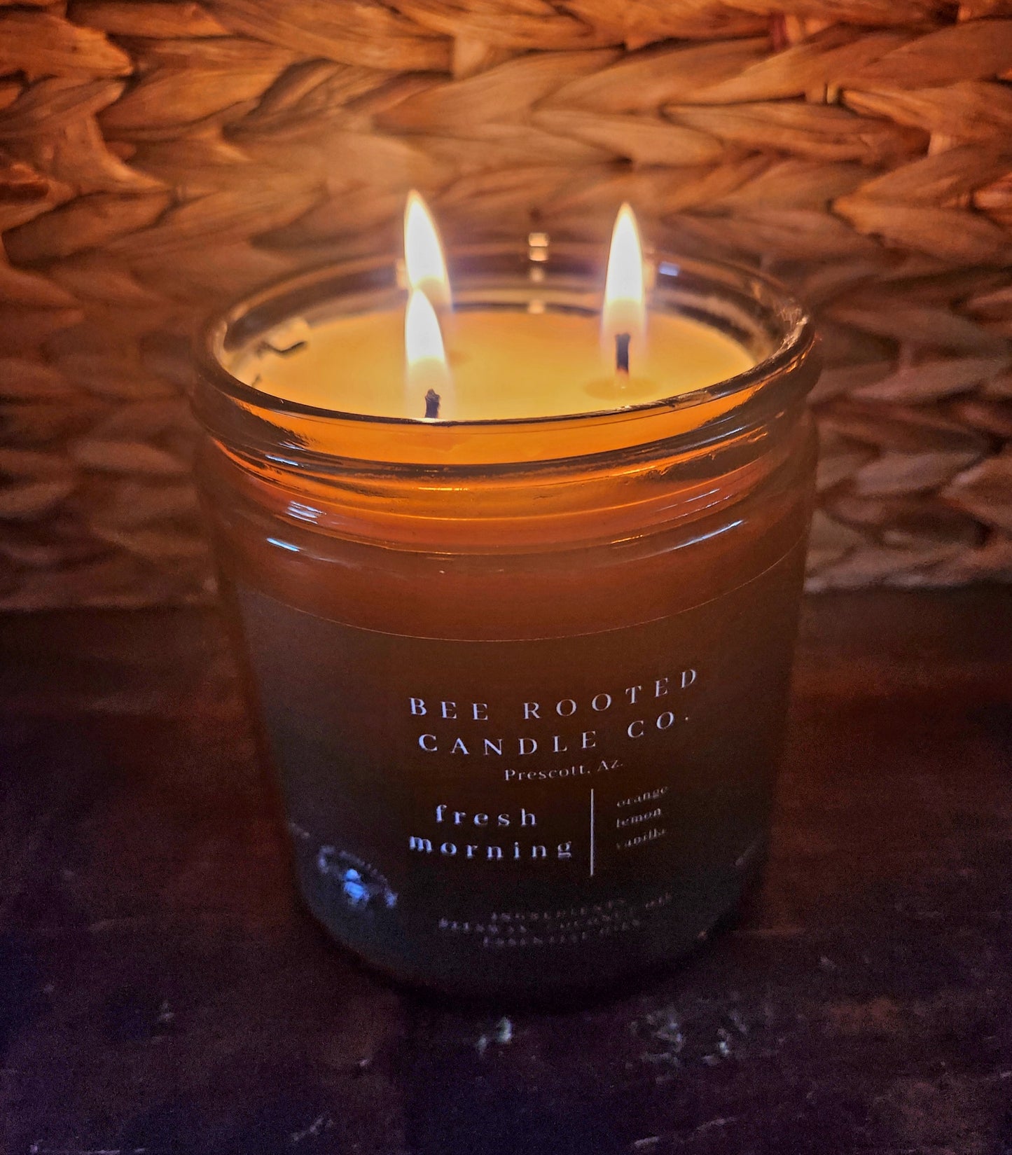 Bee Rooted Candle Company Glass Jar Candles