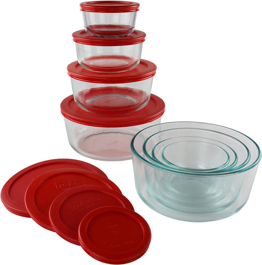 Pyrex Glass Storage Containers 8 pack