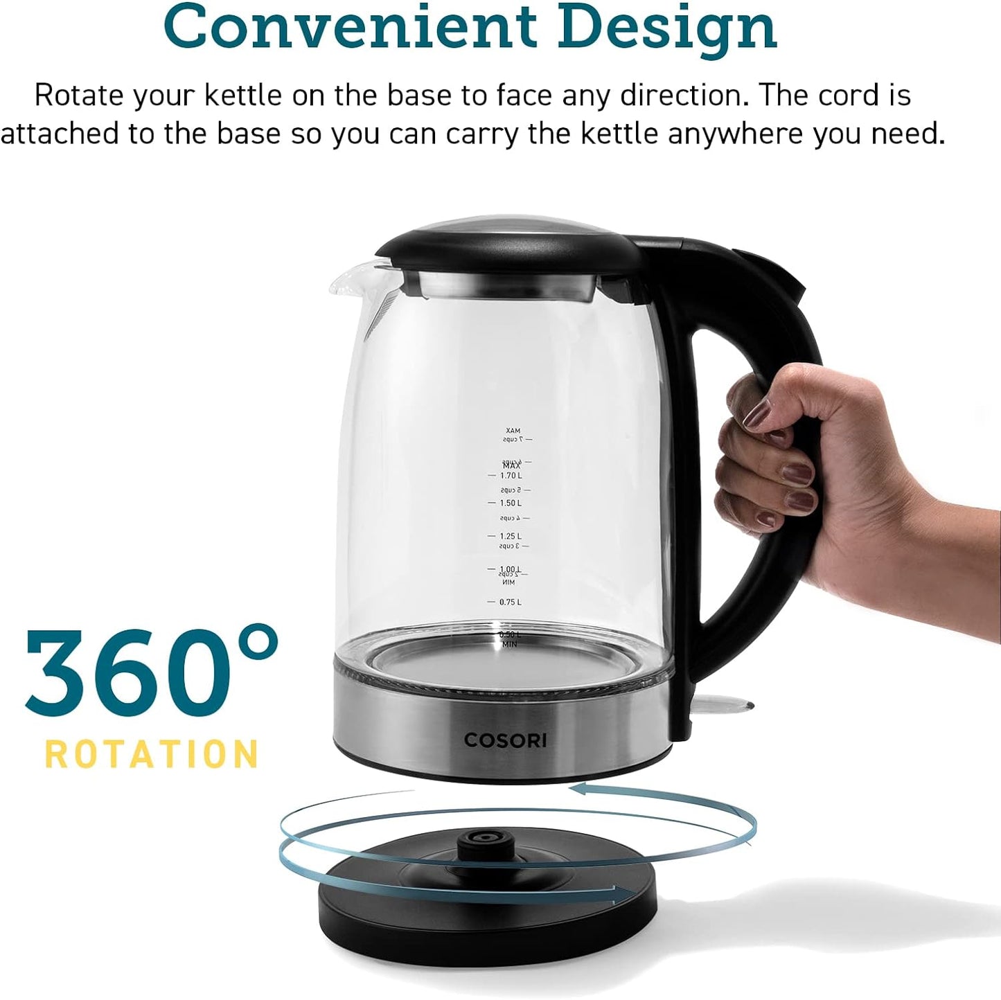 Cosori Glass Electric Kettle