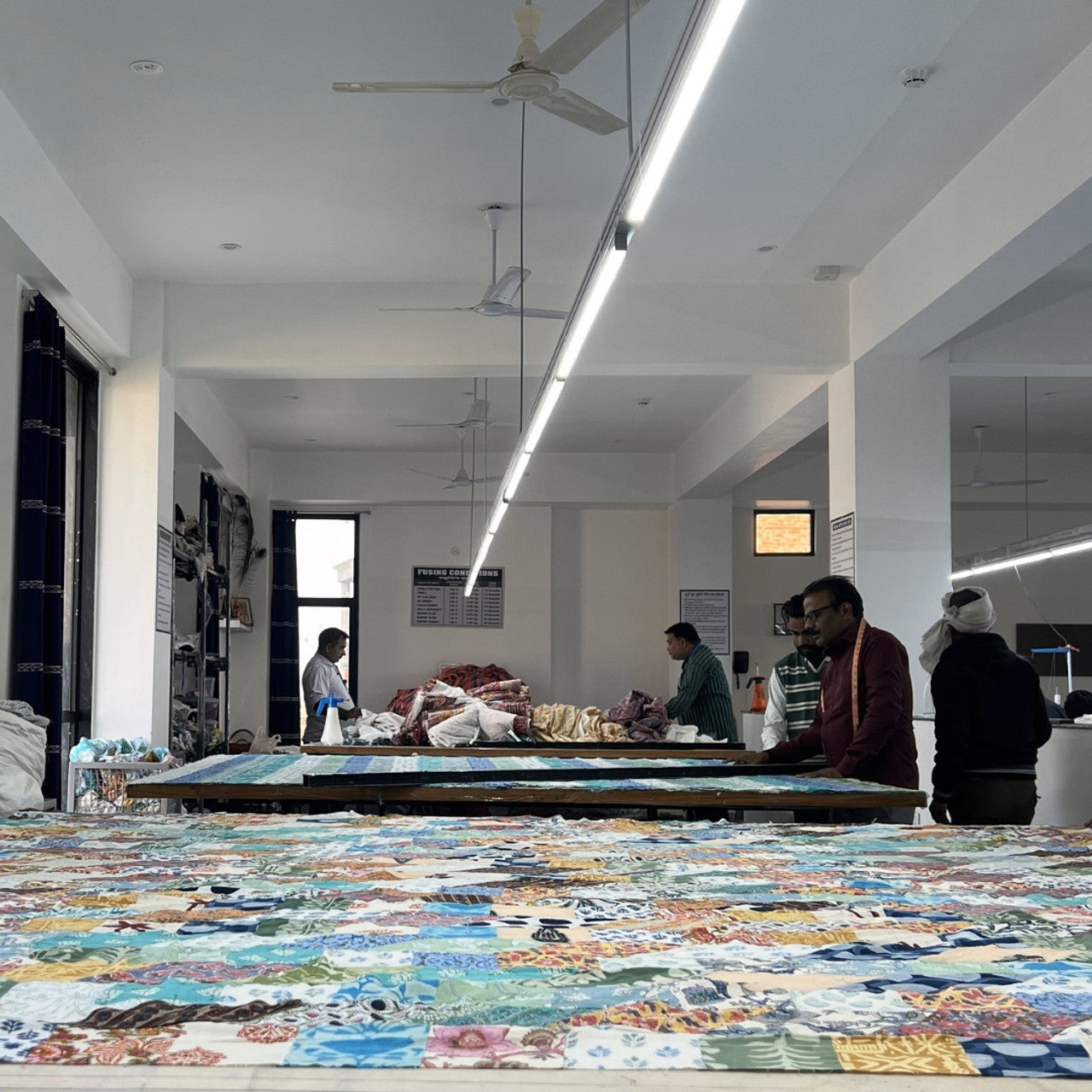 Maggie's Organics Patchwork Blockprint Cotton Duvet & Sham Set