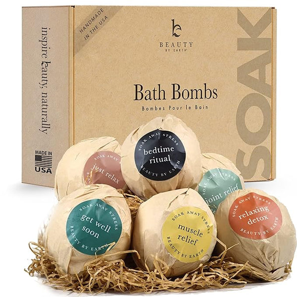 Beauty By Earth Bath Bomb Gift Set - 6 Pack