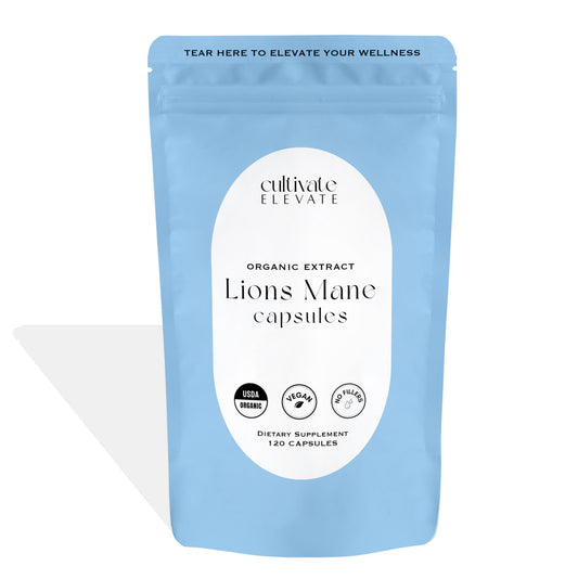 Cultivate Elevate | Lion’s Mane Capsules (Focus & Brain Support)