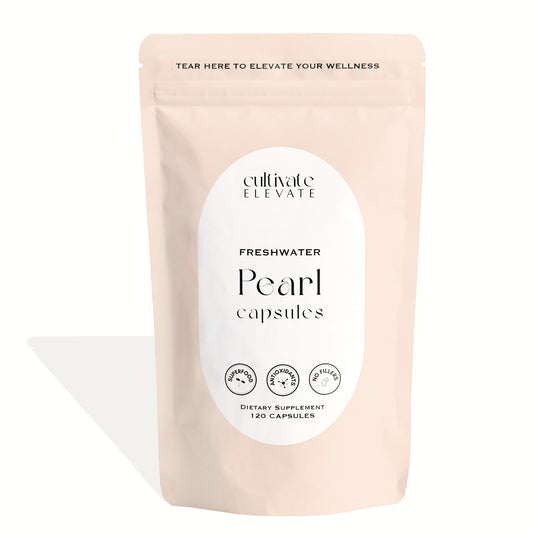 Cultivate Elevate | Freshwater Pearl Capsules (Mineral-Dense Superfood)