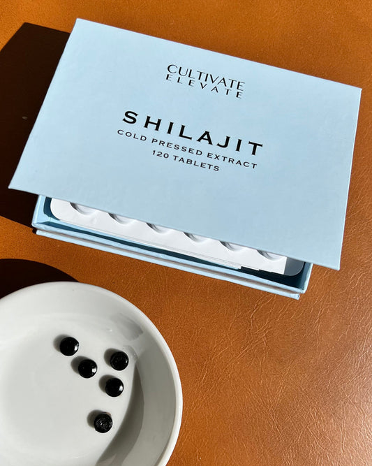 Cultivate Elevate Shilajit Tablets- Cold Pressed