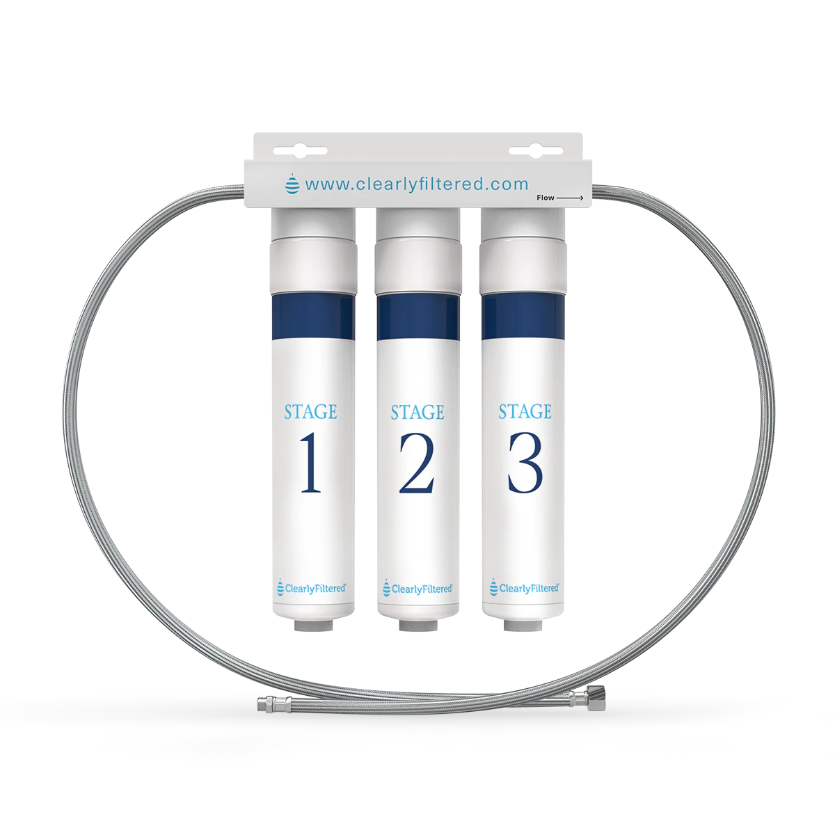 ClearlyFiltered 3-Stage Under the Sink Water Filter System