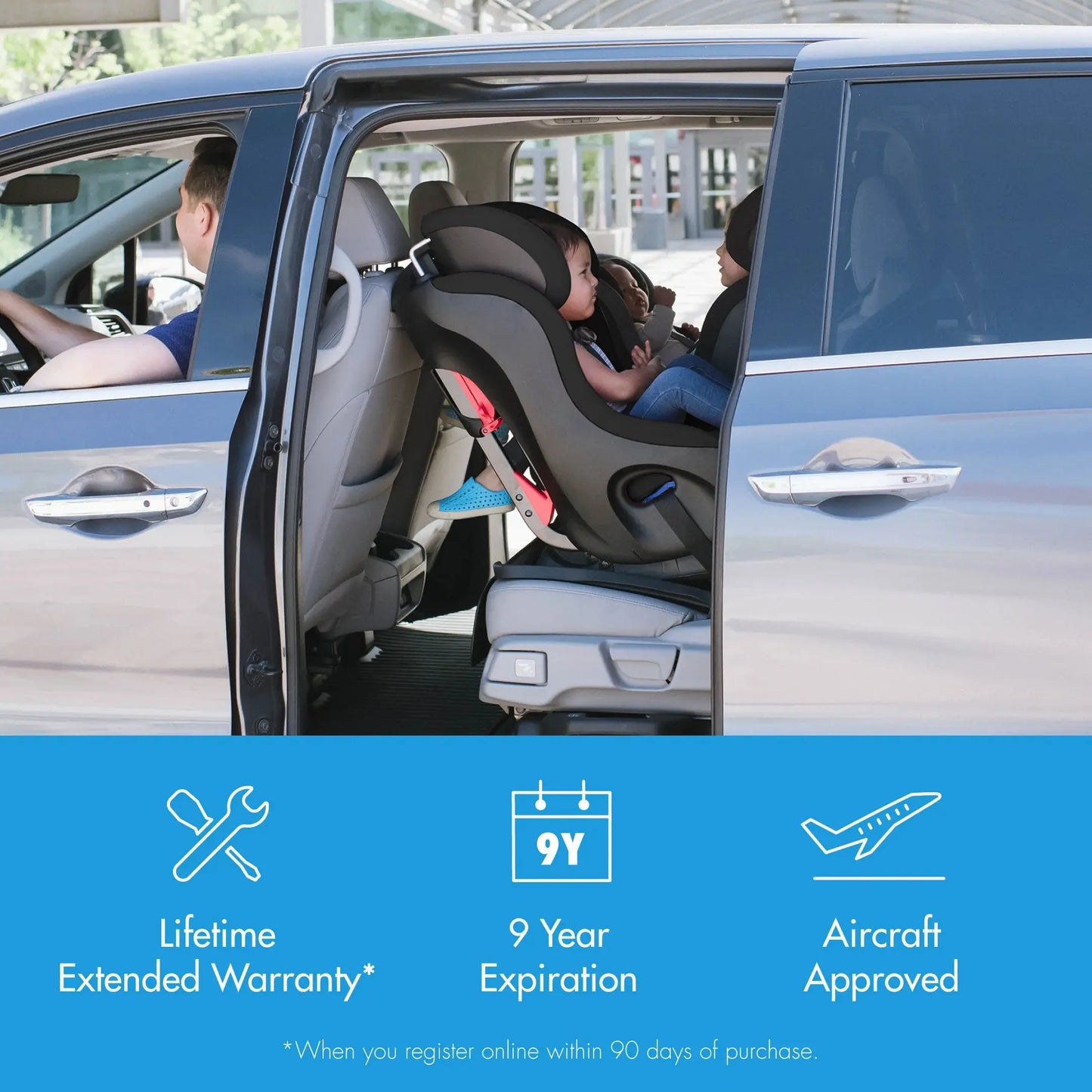 Clek Fllo Slim Convertible Car Seat (Extended Rear Facing) - Essentiallydestinyy
