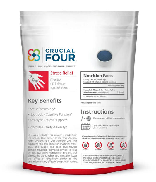 Crucial Four Butterfly Pea Tea