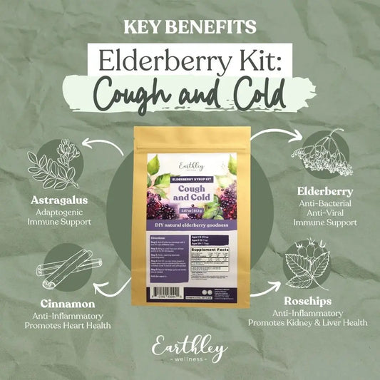 Earthley Elderberry Syrup DIY Kits - Essentiallydestinyy