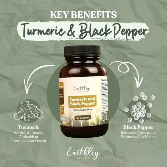 Earthley Turmeric and Black Pepper Powder - Essentiallydestinyy