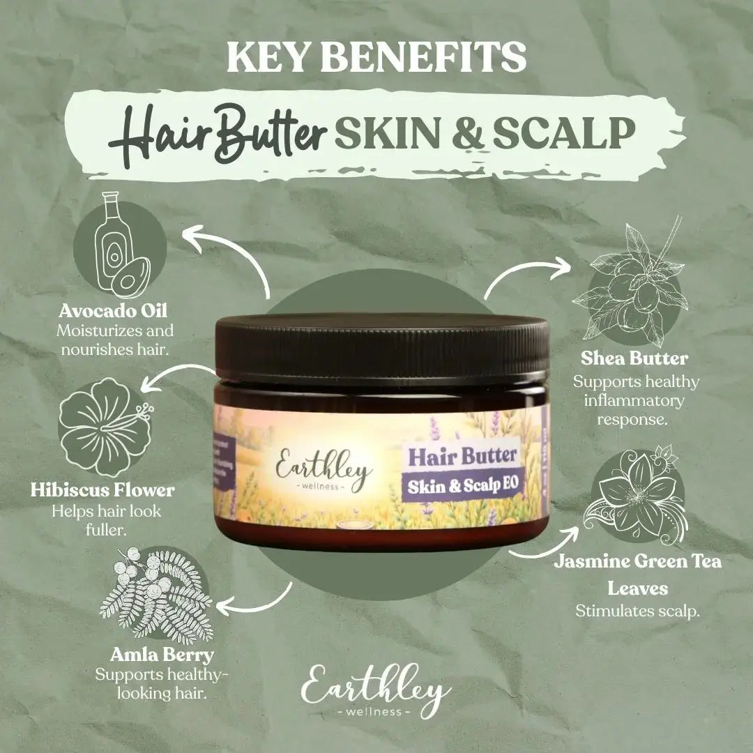 Earthley Wellness Hair Butter - Essentiallydestinyy